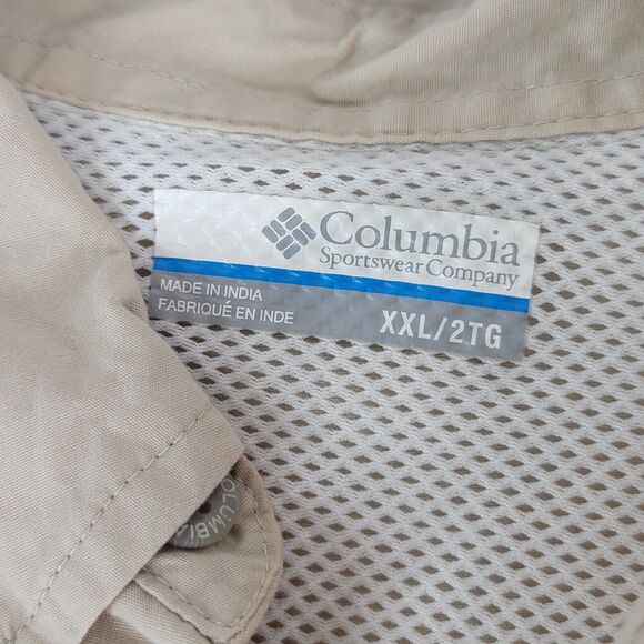 Columbia Shirt Mens XXL PFG Omni Shade Button Down Vented Fishing Hiking - Picture 5 of 10